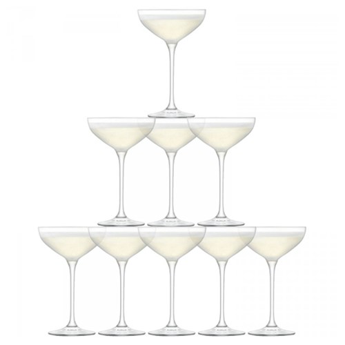LSA Champagne Tower of ten Champagne Saucers - Top-Rated
